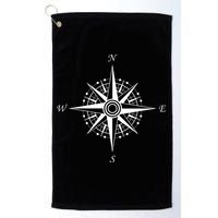Compass Graphic Golf Towel