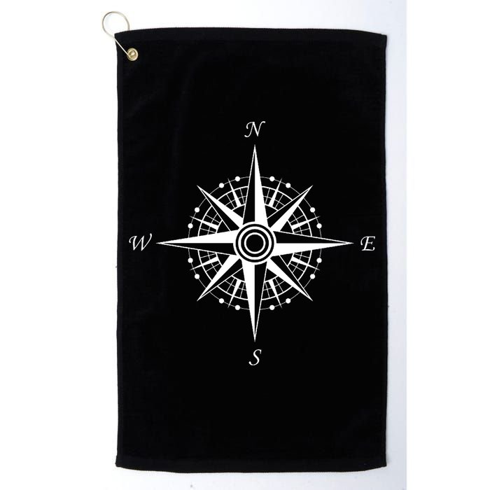 Compass Graphic Golf Towel