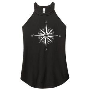 Compass Graphic Women's Perfect Tri Rocker Tank