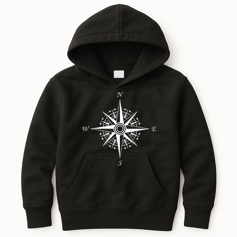 Compass Graphic Kids Hoodie