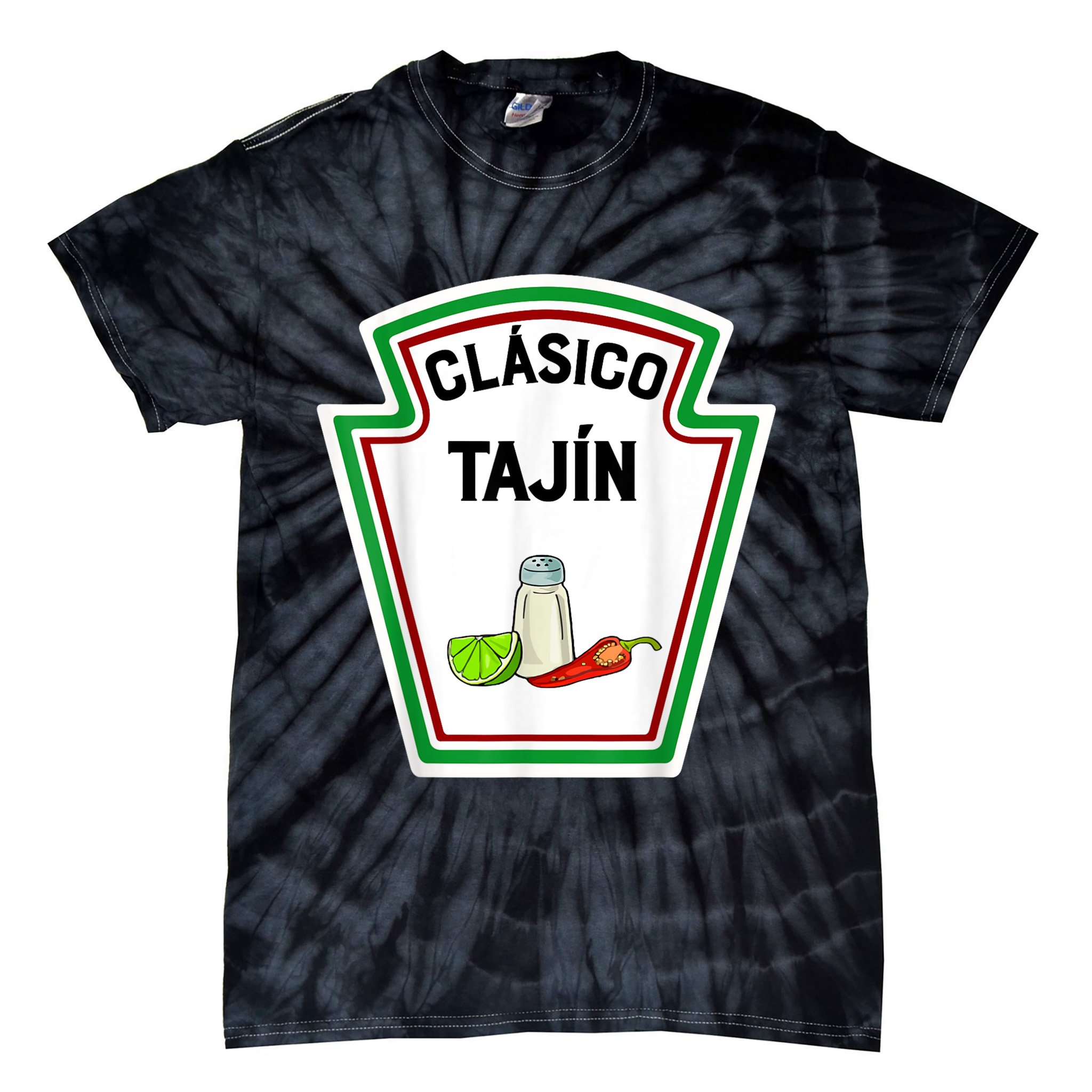 Cute Group Condiments Halloween Costume Family CláSico TajíN Tie-Dye T-Shirt