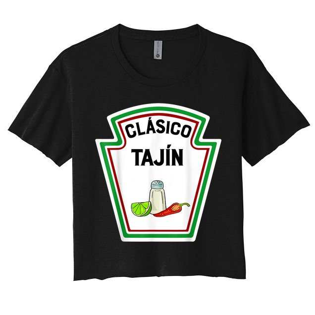 Cute Group Condiments Halloween Costume Family CláSico TajíN Women's Crop Top Tee