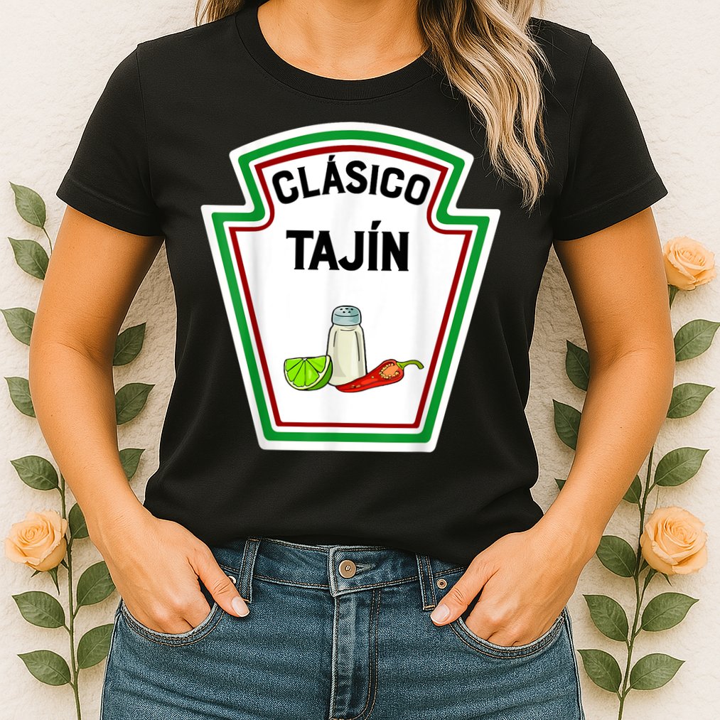 Cute Group Condiments Halloween Costume Family CláSico TajíN Womens T-Shirt