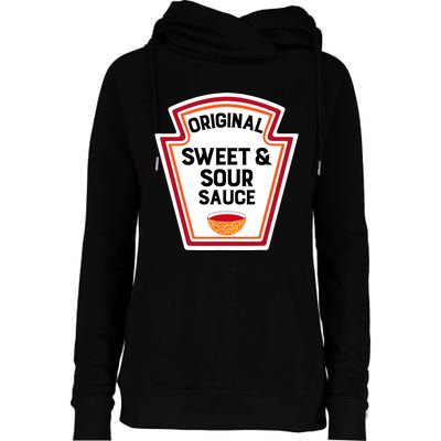 Cute Group Condiments Halloween Costume Sweet Sauce Sour Womens Funnel Neck Pullover Hood