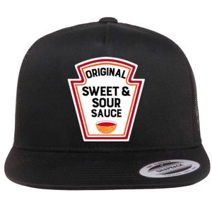 Cute Group Condiments Halloween Costume Sweet Sauce Sour Flat Bill Trucker Hat