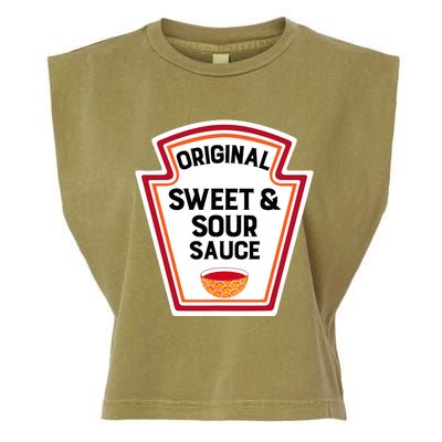 Cute Group Condiments Halloween Costume Sweet Sauce Sour Garment-Dyed Women's Muscle Tee