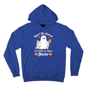 Cute Ghost Christian Halloween Falloween Jesus Pumpkin Cool Gift Hoodie