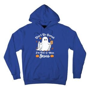 Cute Ghost Christian Halloween Falloween Jesus Pumpkin Cool Gift Tall Hoodie