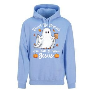 Cute Ghost Christian Halloween Falloween Jesus Pumpkin Cool Gift Unisex Surf Hoodie