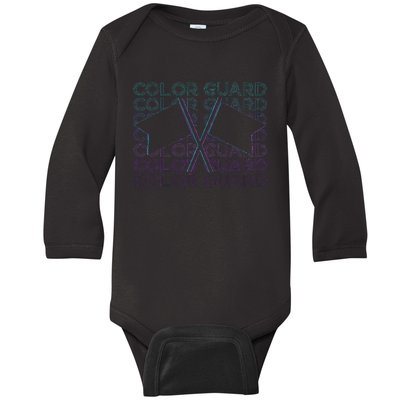 Color Guard Colour Guard Retro Baby Long Sleeve Bodysuit