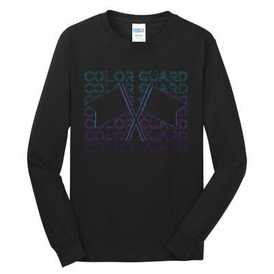 Color Guard Colour Guard Retro Tall Long Sleeve T-Shirt