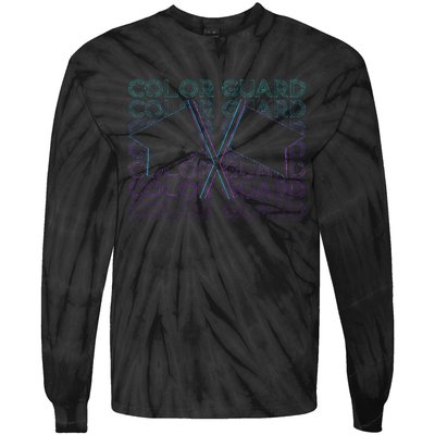 Color Guard Colour Guard Retro Tie-Dye Long Sleeve Shirt