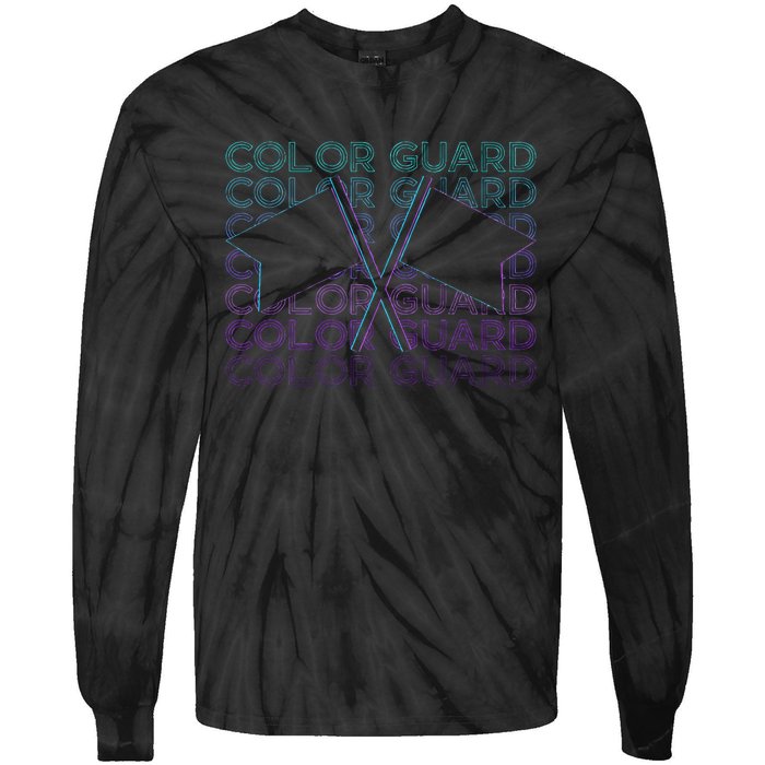 Color Guard Colour Guard Retro Tie-Dye Long Sleeve Shirt