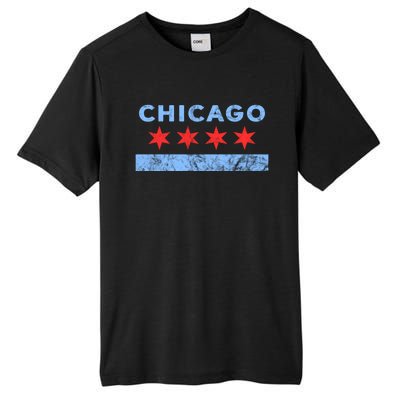 Chicago Gift Chicago Flag Gift Tall Fusion ChromaSoft Performance T-Shirt