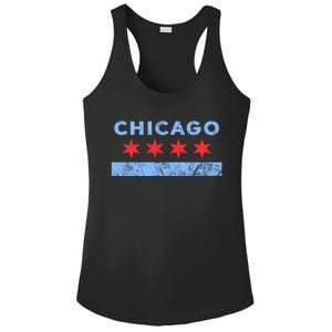 Chicago Gift Chicago Flag Gift Ladies PosiCharge Competitor Racerback Tank