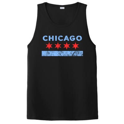 Chicago Gift Chicago Flag Gift PosiCharge Competitor Tank