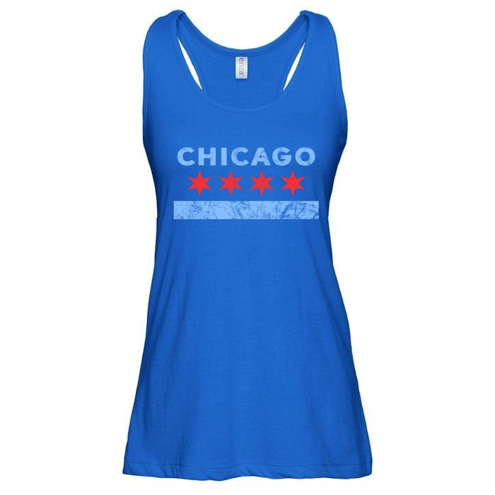 Chicago Gift Chicago Flag Gift Ladies Essential Flowy Tank