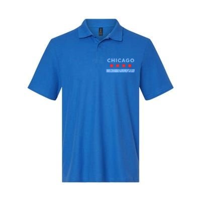 Chicago Gift Chicago Flag Gift Softstyle Adult Sport Polo