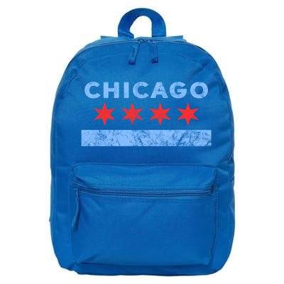 Chicago Gift Chicago Flag Gift 16 in Basic Backpack