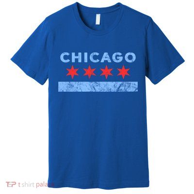Chicago Gift Chicago Flag Gift Premium T-Shirt