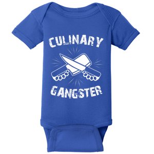 Culinary Gangster Chef Gift Baby Bodysuit