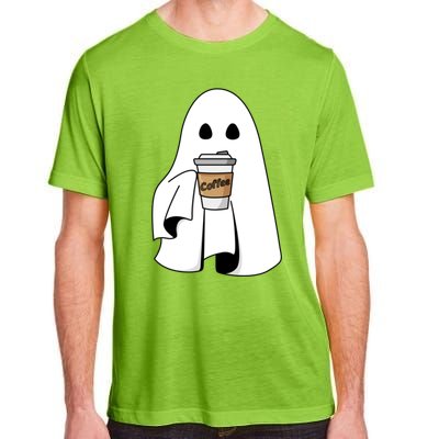 Cute Ghost Coffee Halloween Spooky Season Boo Coffee Gift Adult ChromaSoft Performance T-Shirt