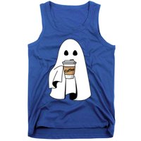 Cute Ghost Coffee Halloween Spooky Season Boo Coffee Gift Tank Top