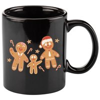 Christmas Gingerbread Cookie Family Cute 11oz C Handle Ceramic Mug