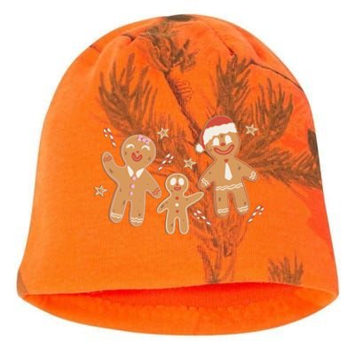 Christmas Gingerbread Cookie Family Cute Kati - Camo Knit Beanie