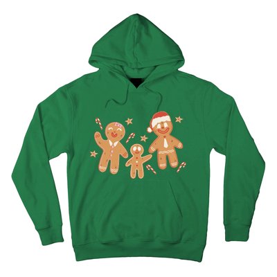 Christmas Gingerbread Cookie Family Cute Hoodie