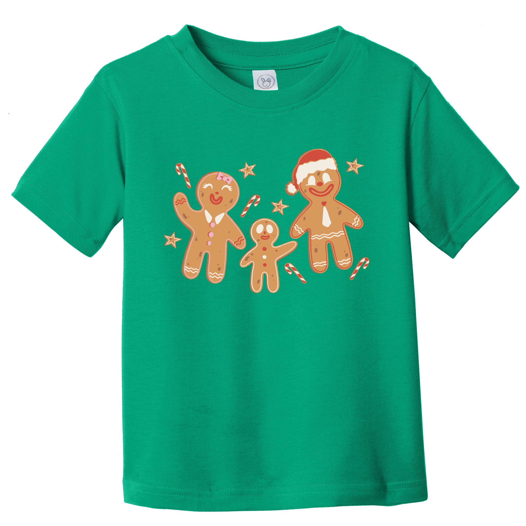 Christmas Gingerbread Cookie Family Cute Toddler T-Shirt