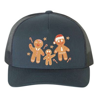 Christmas Gingerbread Cookie Family Cute Yupoong Adult 5-Panel Trucker Hat