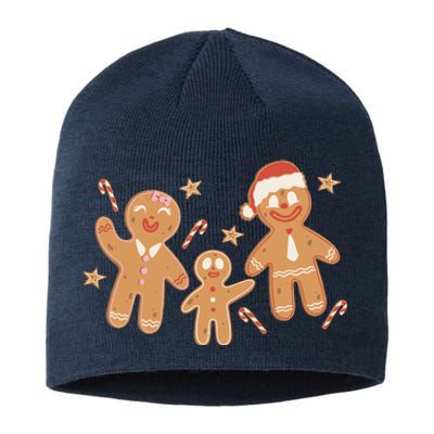 Christmas Gingerbread Cookie Family Cute Sustainable Beanie