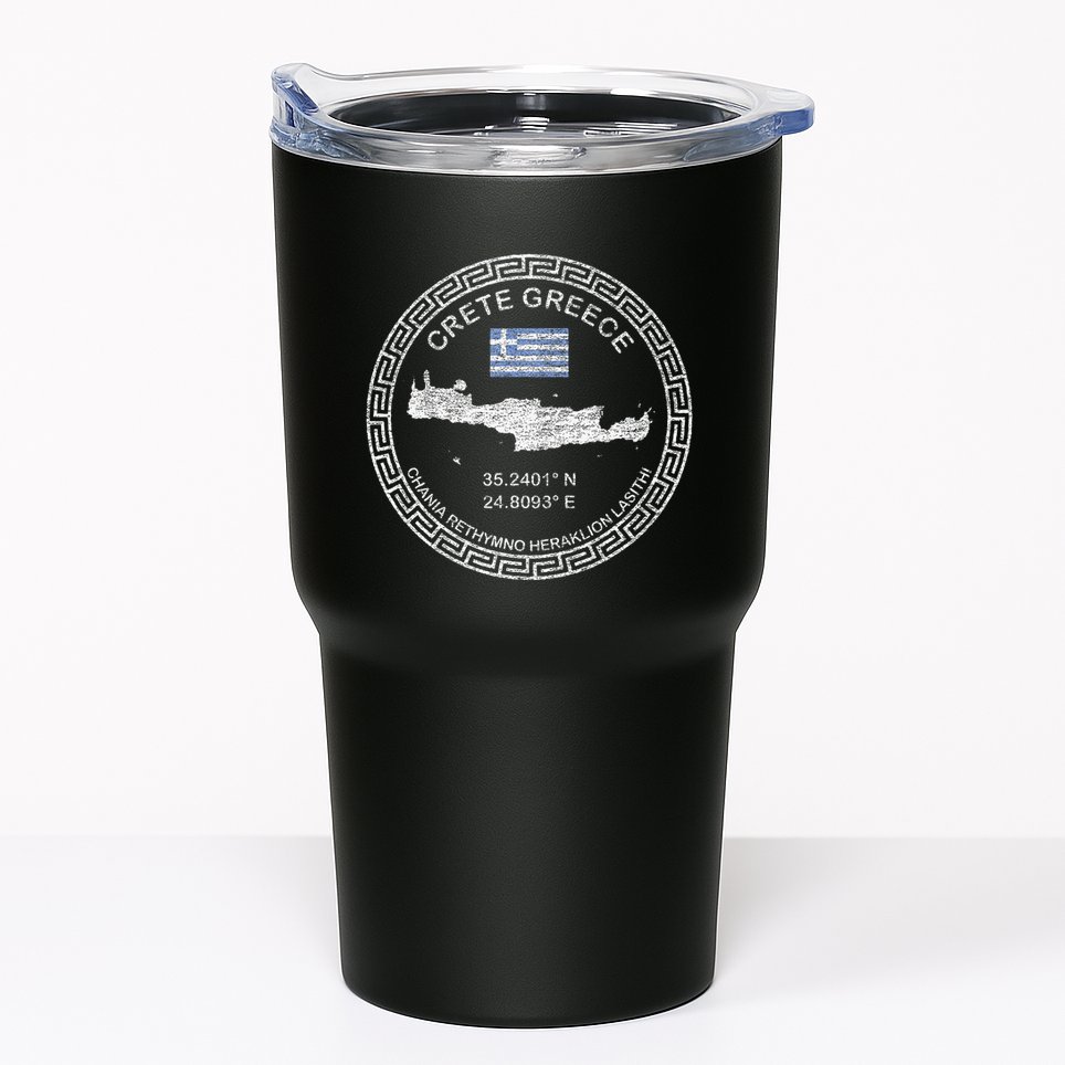 Crete Greece Chania Heraklion Rethymno Lasithi Crete Tumbler