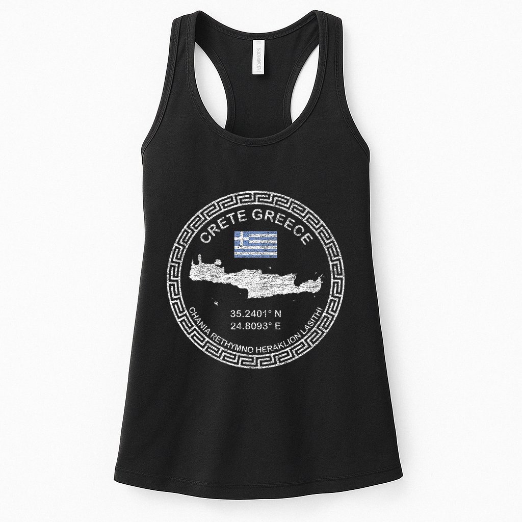Crete Greece Chania Heraklion Rethymno Lasithi Crete Womens Tank Top