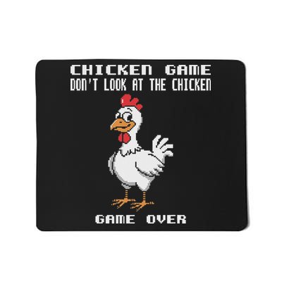 Chicken Game Chicken Funny Chicken Game Over Mousepad