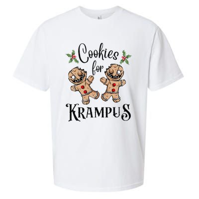 Creepy Gingerbread Cookies For Krampus Xmas Goth Holiday  Sueded Cloud Jersey T-Shirt