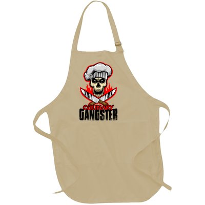 Culinary Gangster Cooking Culinary Art Cook Chef Cute Gift Full-Length Apron With Pockets