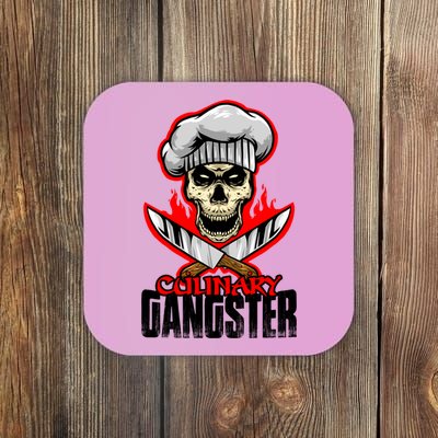 Culinary Gangster Cooking Culinary Art Cook Chef Cute Gift Coaster