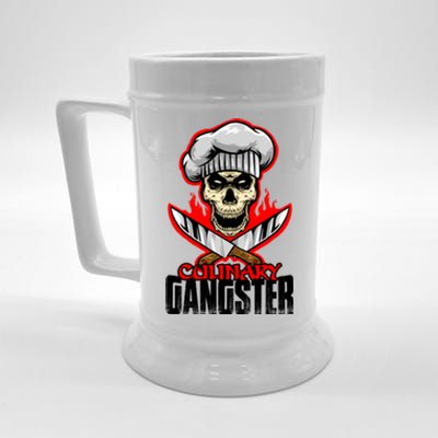 Culinary Gangster Cooking Culinary Art Cook Chef Cute Gift Beer Stein