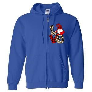 Cute Gnome Cna Life Nurse Hugs Valentines Day Gift Full Zip Hoodie