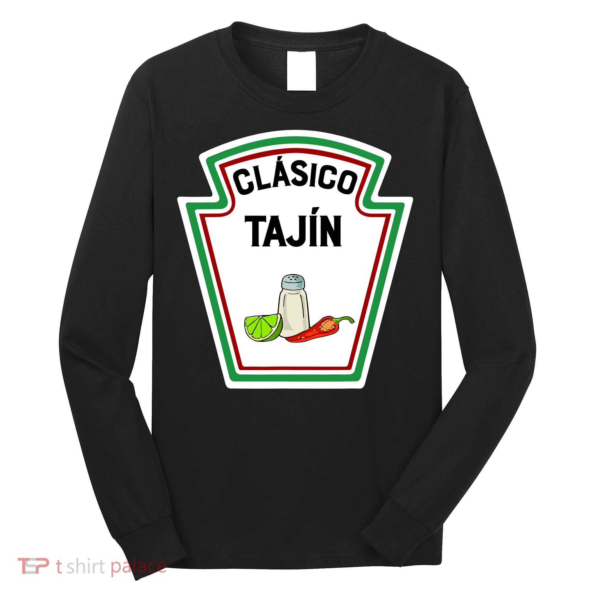 Cute Group Condiments Halloween Costume Family CláSico TajíN Long Sleeve Shirt