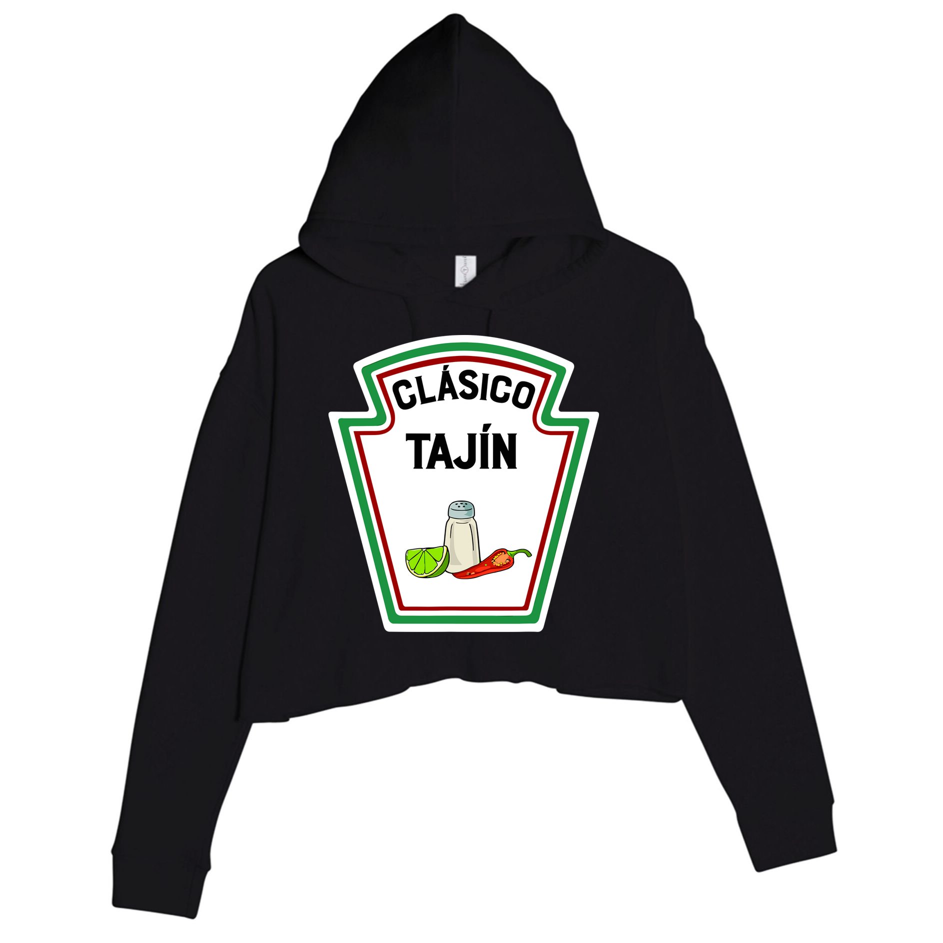 Cute Group Condiments Halloween Costume Family CláSico TajíN Crop Fleece Hoodie