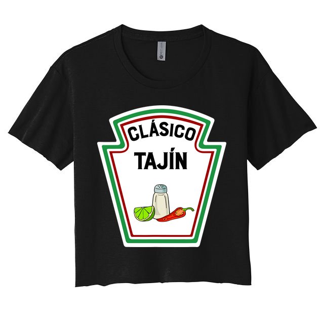 Cute Group Condiments Halloween Costume Family CláSico TajíN Women's Crop Top Tee
