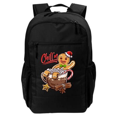 ChillN Gingerbread Cookie In Hot Cocoa Christmas Funny Backpack