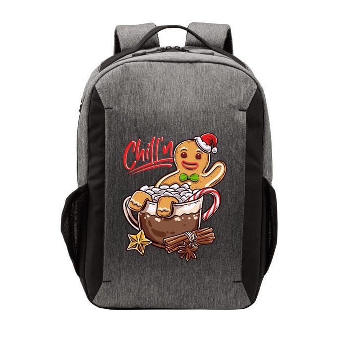 ChillN Gingerbread Cookie In Hot Cocoa Christmas Funny Vector Backpack