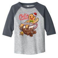 ChillN Gingerbread Cookie In Hot Cocoa Christmas Funny Toddler Fine Jersey T-Shirt
