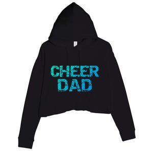 Cheerleading Gift Cheerleader Father Idea Cheer Dad Meaningful Gift Crop Fleece Hoodie