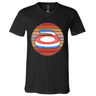 Curling Gift V-Neck T-Shirt