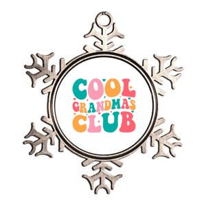 Cool Grandmas Club Mothers Day Groovy Promoted To Grandma Gift Metallic Star Ornament